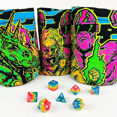 BLKRNBW Mustafa Bekir Neon Lords Dice Bag