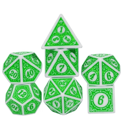 Motif: Leafy RPG Dice Set - Foam Brain