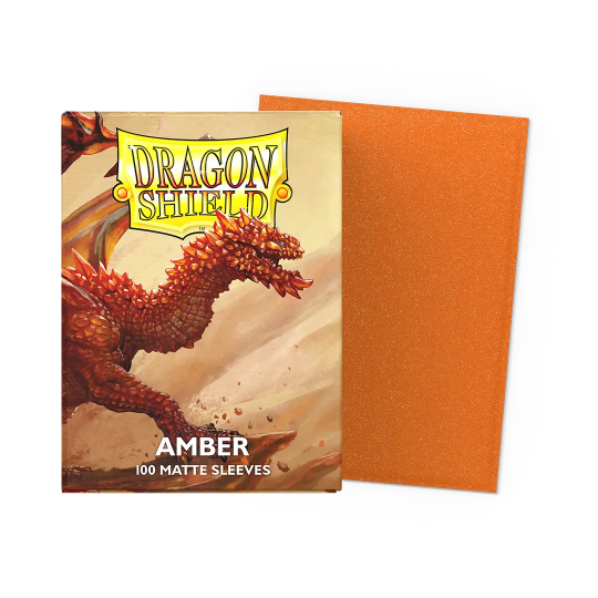 Dragon Shield Sleeves: Matte Amber