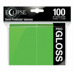 Ultra Pro - Gloss Eclipse: Deck Protector sleeves 100 Count Pack - Lime Green