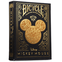 Bicycle Playing Cards: Disney - Mickey Black & Gold