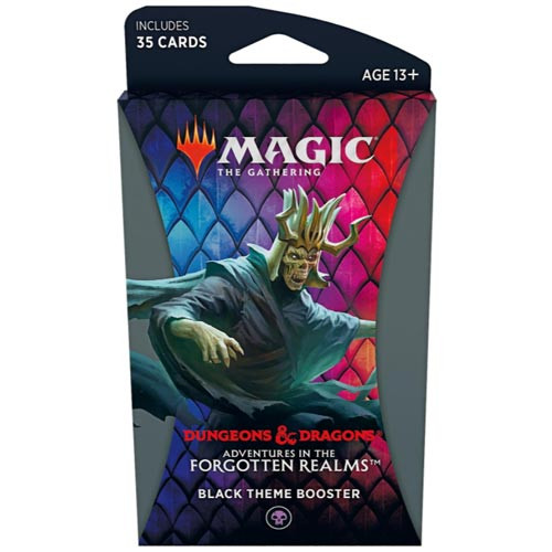 Adventures in the Forgotten Realms Theme Boosters Pack - Black