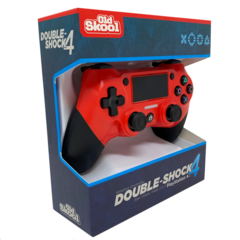 Old Skool DOUBLE-SHOCK 4 Wireless Controller for PS4- Red