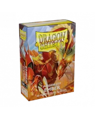 Dragon Shield Japanese-Size Dual Matte Sleeves: Ember