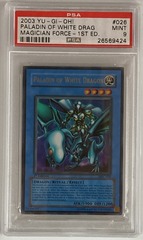 Paladin of White Dragon - MFC-026 - Ultra Rare - 1st Edition - PSA 9