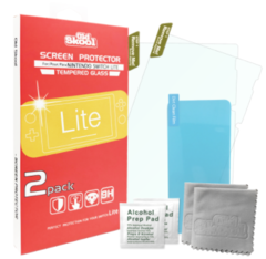 Old Skool Tempered Glass Screen Protector for Nintendo Switch Lite - 2 Pack