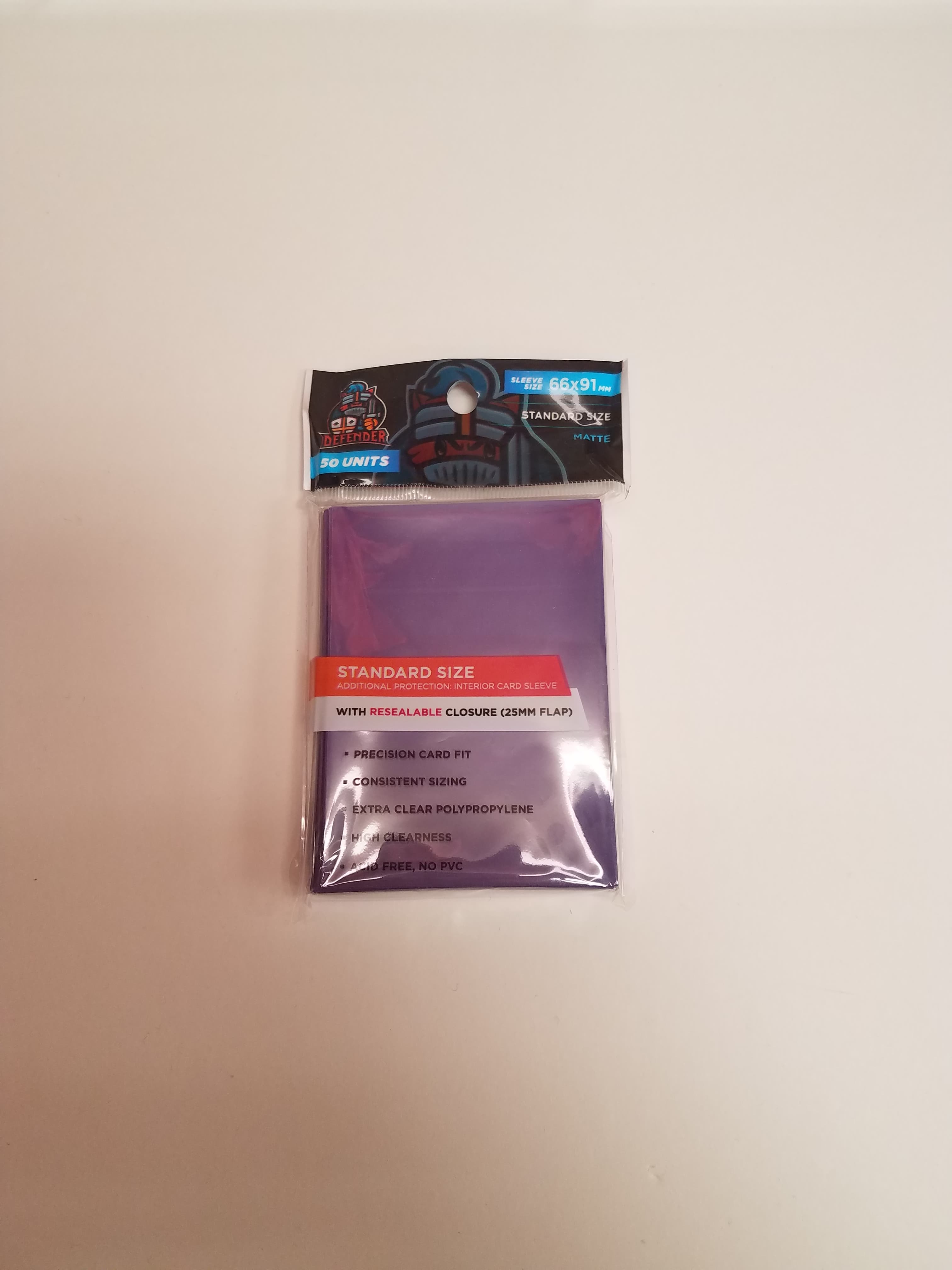Defender Sleeves - Purple Matte