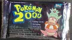 Topps Pokemon 2000 Sealed Booster Pack Slowking Art