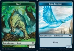 Beast // Bird Illusion Token