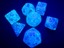 Mini-hedral 7-Dice Set CHX20566 - Luminary Sky/silver