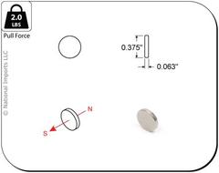 Disc Magnets - NSN 0732 - 3/8