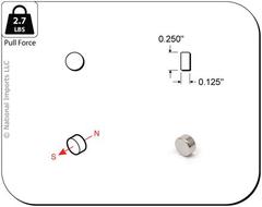 Disc Magnets - NSN 0579 - 1/4