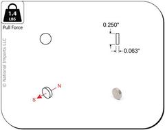 Disc Magnets - NSN 0657 - 1/4