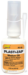 Zap Plasti-Zap: Medium CA Plastic Glue (0.33 oz)