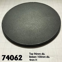 74062 Round Gaming Base, 100mm (4)