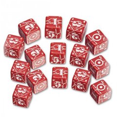 Battle Dice Set - British (Red)