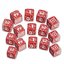 Battle Dice Set - British (Red)