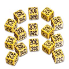 Battle Dice Set - Sniper (Yellow)