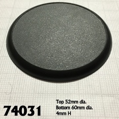 74031 Round Plastic Display Base, 60mm (10)