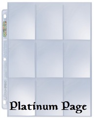 Ultra Pro 81320 Platinum 9-Pocket Page (single sheet)