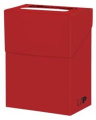 Ultra Pro 85298 Solid Deck Box - Red