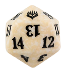 Magic Spindown Die - War of the Spark - White