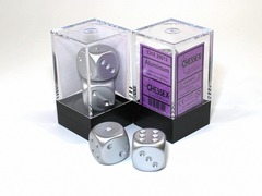 D6 16mm 2-Dice Pair CHX29012 - Aluminum Plated