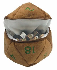 Ultra Pro - D20 Plush Dice Bag - Copper and Green