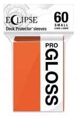 Ultra Pro 15631 Eclipse Pro-Gloss Small Deck Protector Sleeves 60ct - Pumpkin Orange