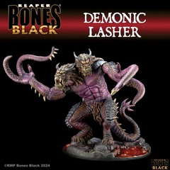 44187 Demoni Lasher, Bones Black Deluxe Boxed Set