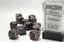 D6 16mm 12-Dice Block CHX27678 - Velvet Black/Red