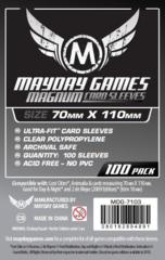 Mayday - Magnum Silver Card Sleeves 70mm x 110mm 100ct