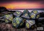 Polyhedral 7-Dice Set CHX25366 - Speckled Twilight