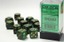 D6 16mm 12-Dice Block CHX25735 - Speckled Golden Recon
