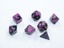 Mini-hedral 7-Dice Set CHX20640 - Gemini Black-Purple/gold