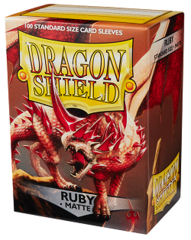 Dragon Shield 11037: Standard - Matte Ruby, 100ct box