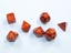 Mini-hedral 7-Dice Set CHX204141 - Scarab Scarlet/gold