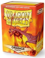 Dragon Shield 11013: Standard - Matte Orange, 100ct box