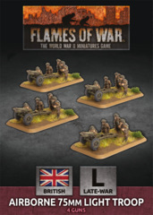 BBX50: Airbourne 75mm Light Troop (Plastic)