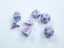 Mini-hedral 7-Dice Set CHX20544 - Festive Pop Art/Blue