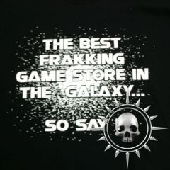 The Best Frakking Game Store .. Unisex Black Tee-Shirt