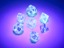 Mini-hedral 7-Dice Set CHX20581 - Borealis Icicle/light blue Luminary