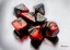 Mini-hedral 7-Dice Set CHX20633 - Gemini Black-Red/gold