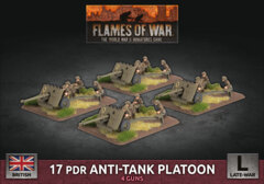 BBX52: 17 pdr Anti-Tank Platoon (Plastic)
