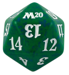 Magic Spindown Die - Core Set 2020 - Green