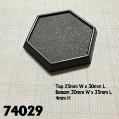 74029 Hex Gaming Base, 1in (20)