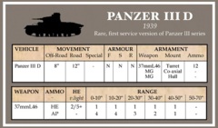 Battlegroup Datacards: BGK019 Early German