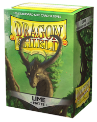 Dragon Shield 11038: Standard - Matte Lime, 100ct box