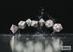 Polyhedral 7-Dice Set CHX25300 - Speckled Air