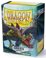 Dragon Shield 11004: Standard - Matte Green, 100ct box